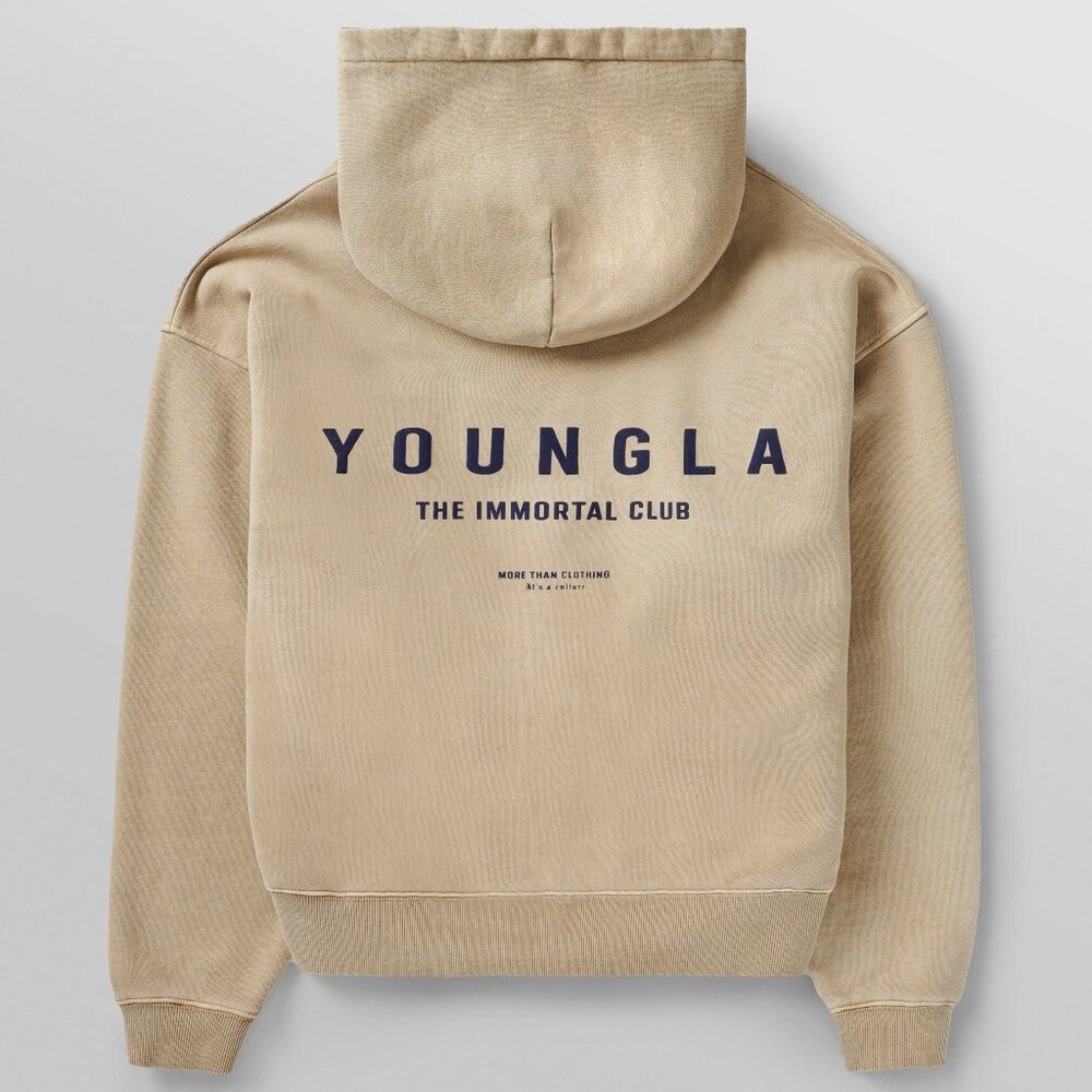 YoungLA Immortal Club Hoodie Sand